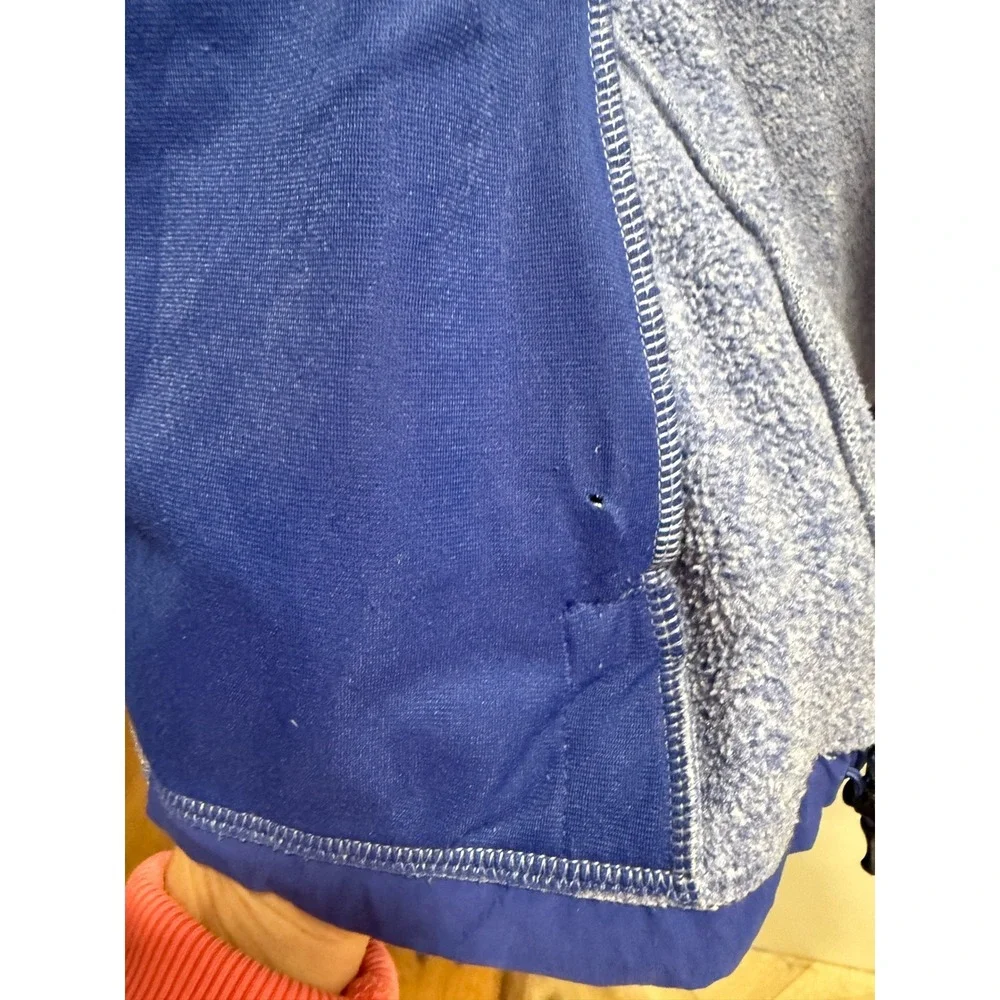The North Face Denali Fleece Jacket Blue Full Zip Mixed Media Mens Medium